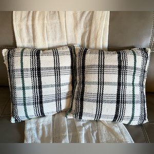 Winter throw pillows (set of 2)